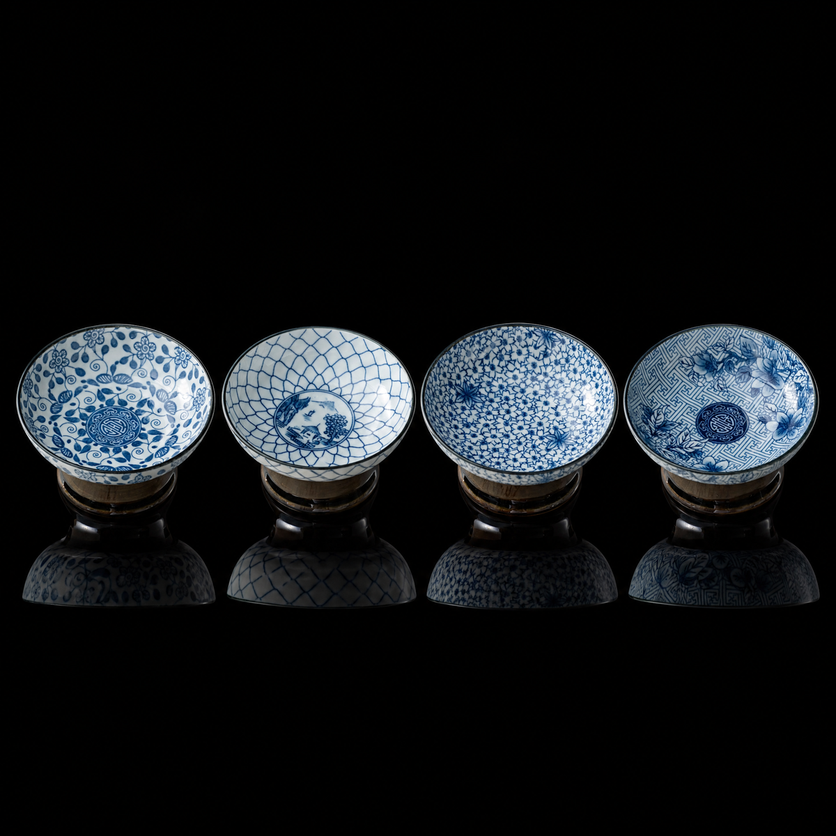 Blue & White Porcelain Serving Tray