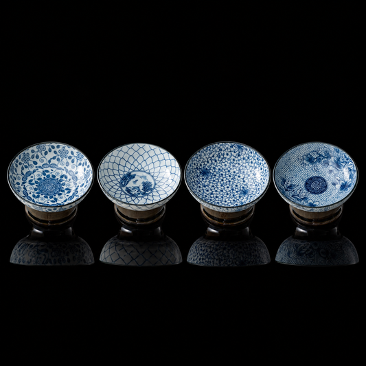Blue & White Porcelain Serving Tray