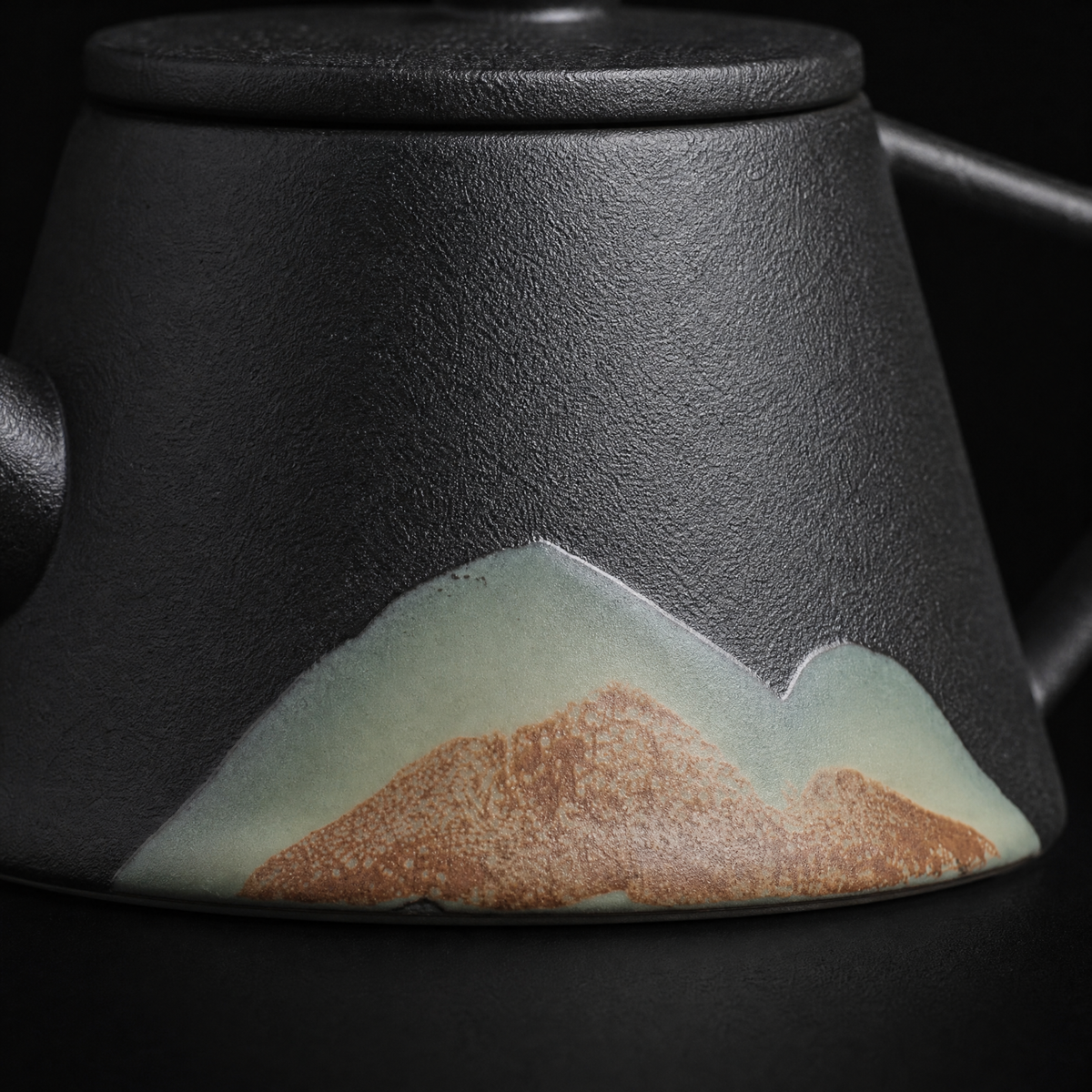 Japanese Underglaze Ceramic Teapot