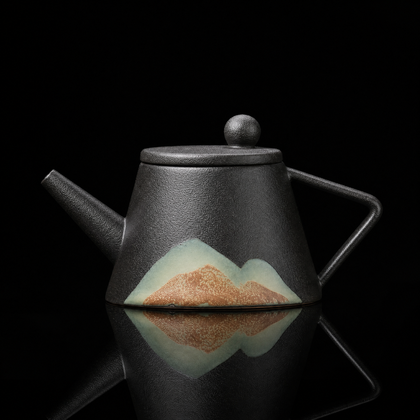 Japanese Underglaze Ceramic Teapot