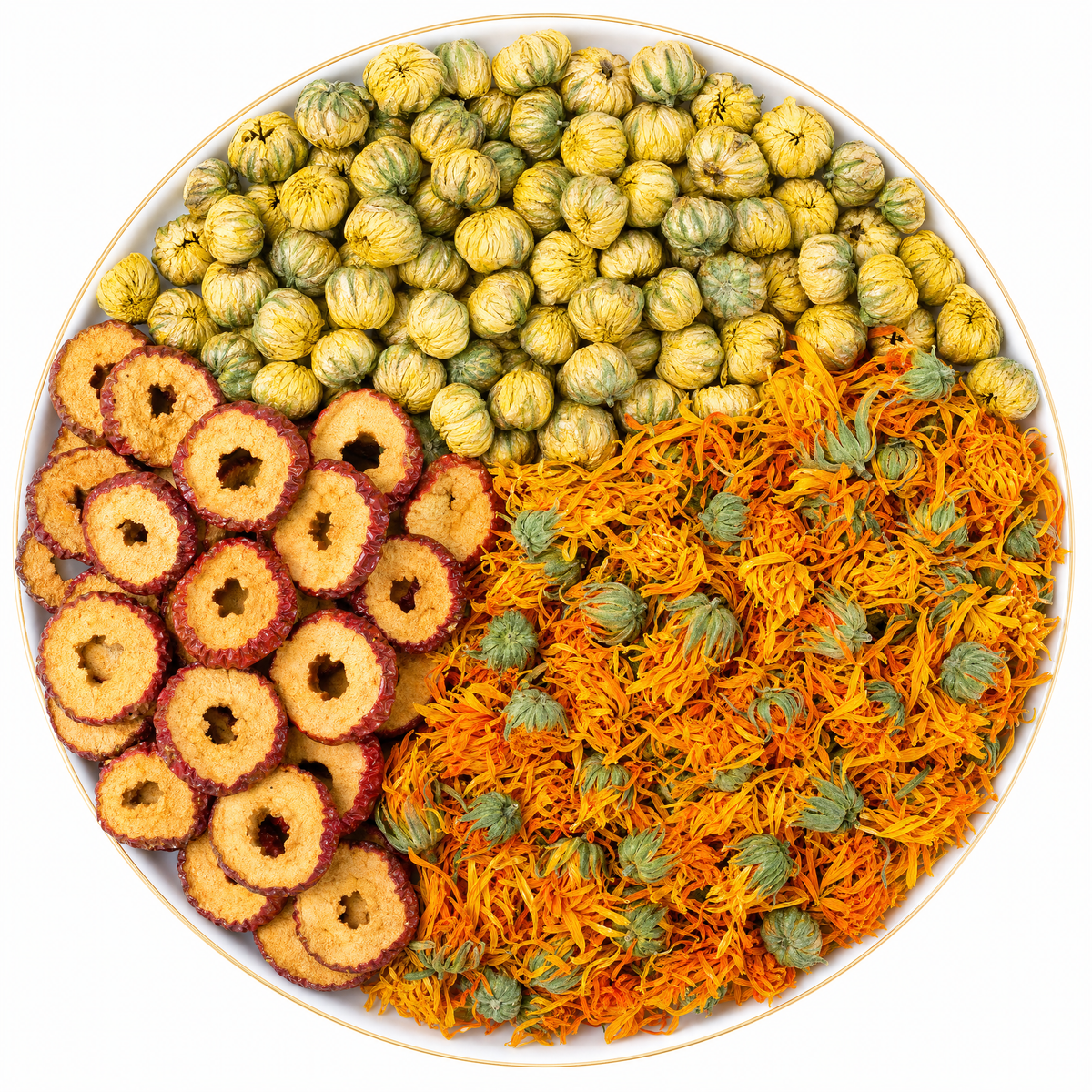 Whole Flower Tea — 18 Varieties | Chrysanthemum, Chamomile, Marigold & More