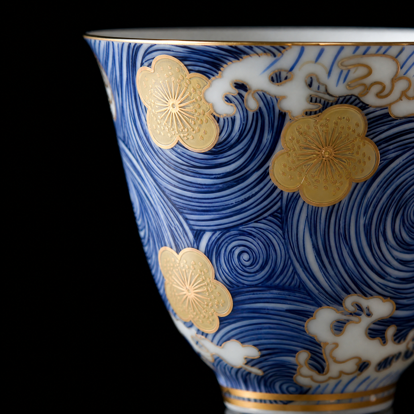 Japanese Blue & White Gongfu Tea Set