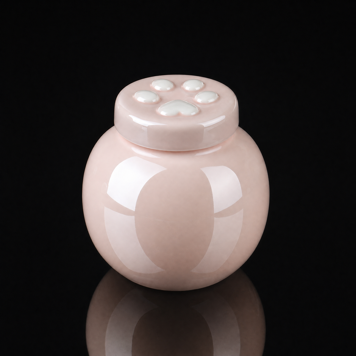 Pearlescent Porcelain Tea Caddy, 170ml