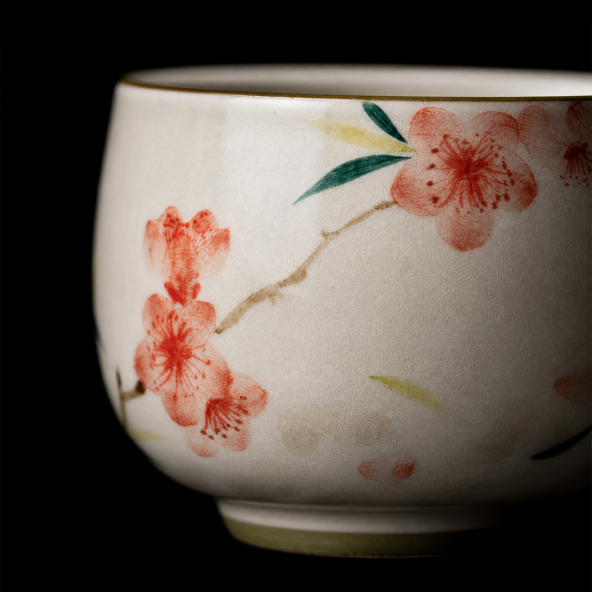 Peach Blossom Hand-Painted Master Cup