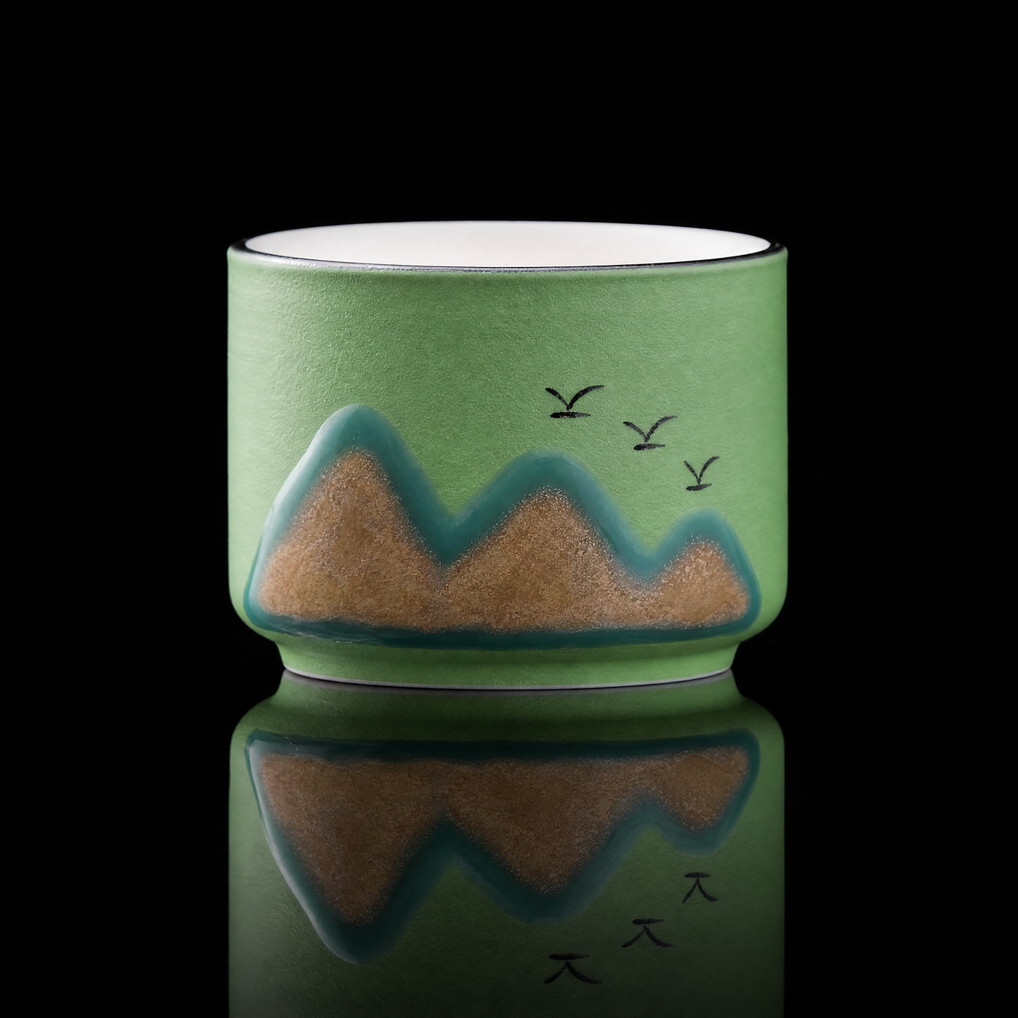 Far Mountain Ceramic Tea Cup