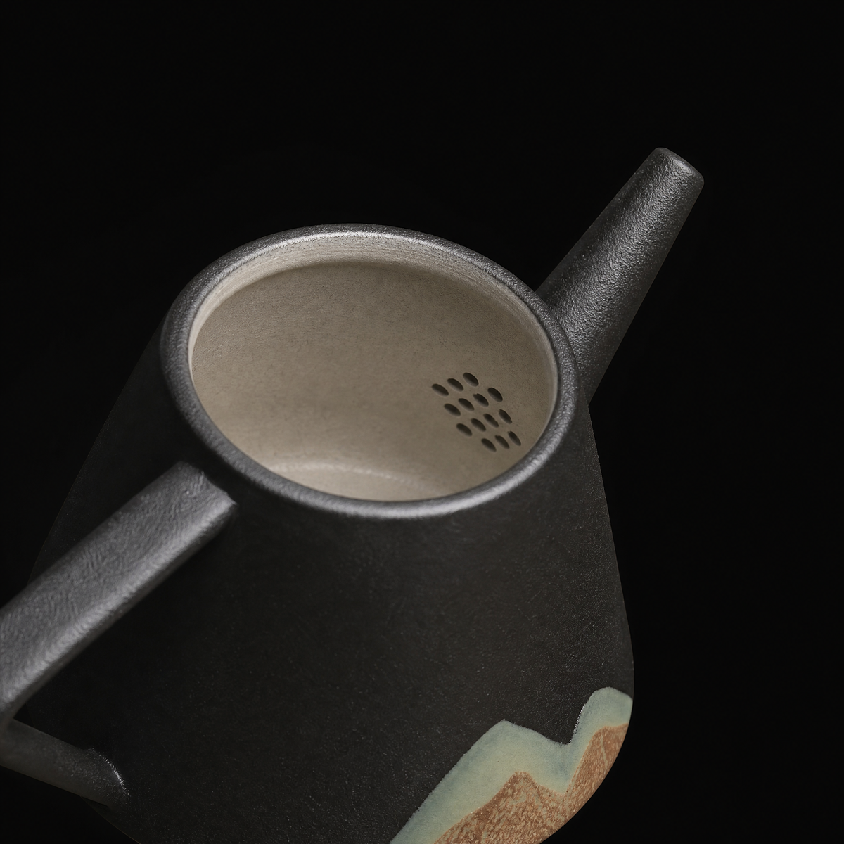 Japanese Underglaze Ceramic Teapot