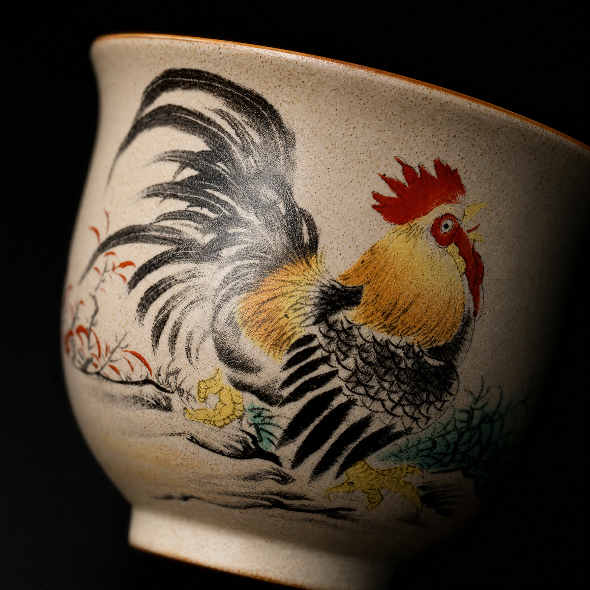 Chinese Zodiac Stoneware Tea Cup