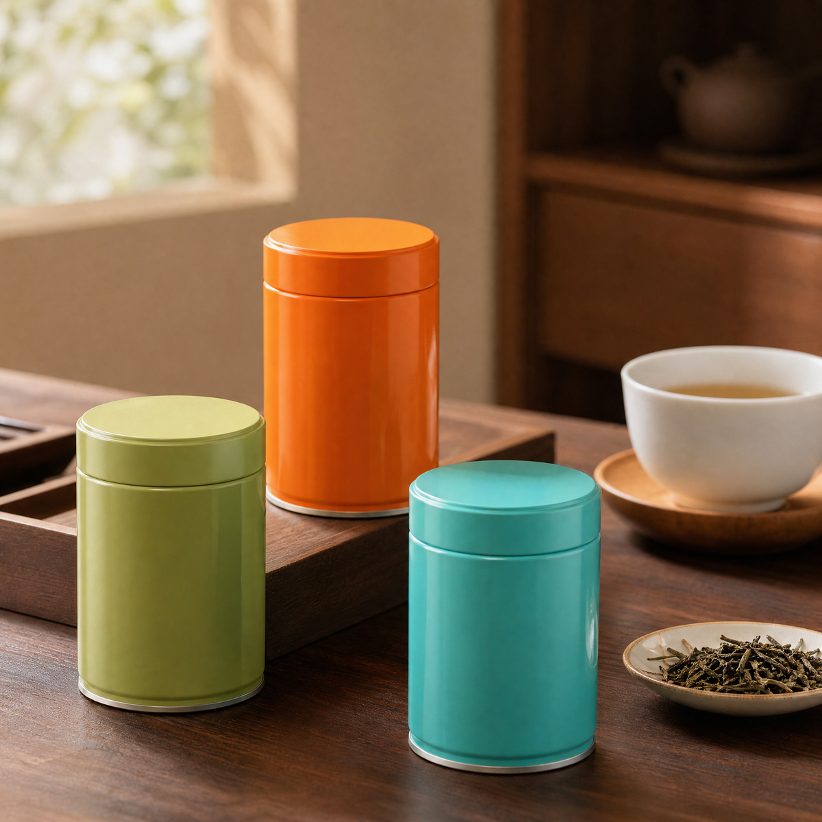 Mini Tea Storage Tins, 30–50g