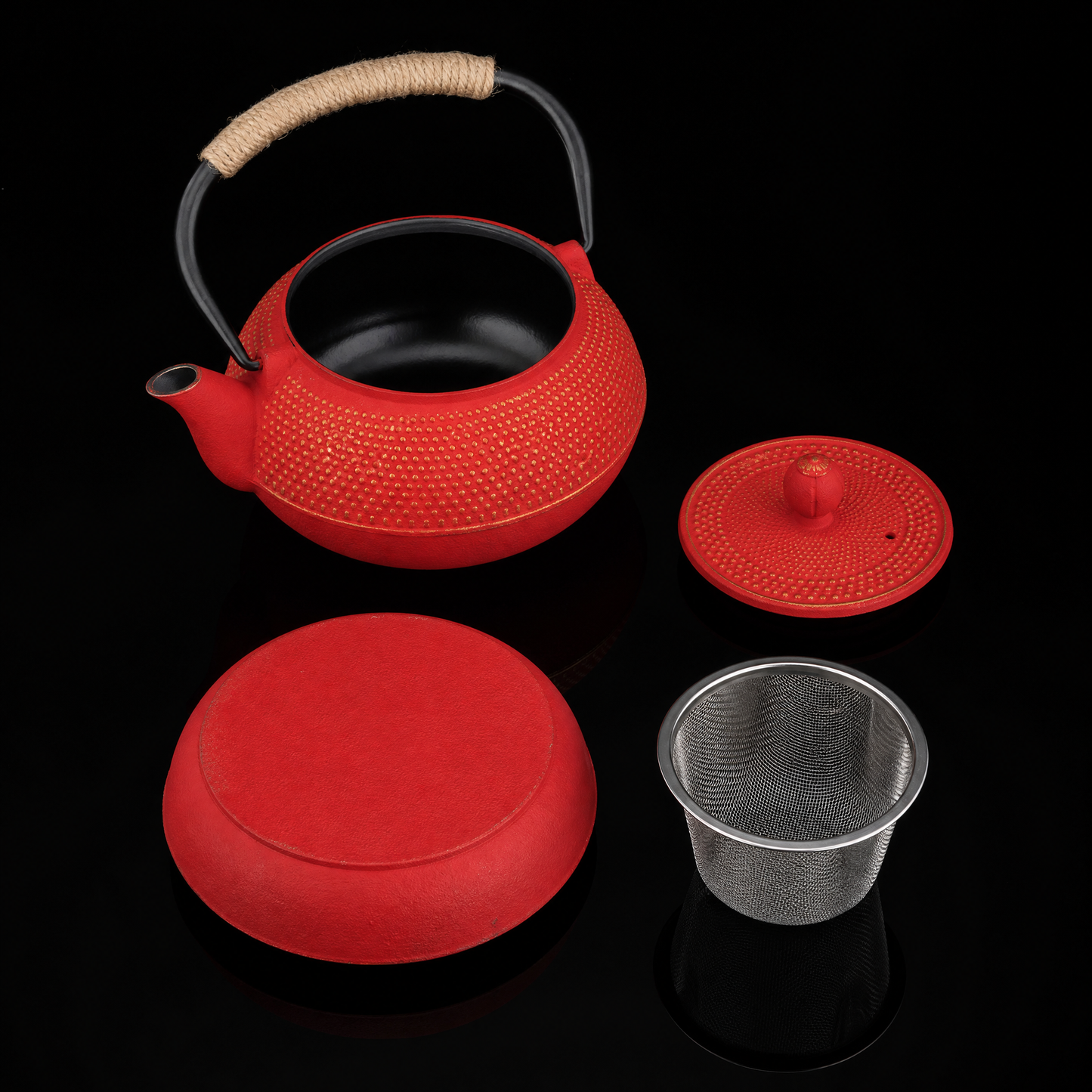 Handmade Cast Iron Teapot, 800ml