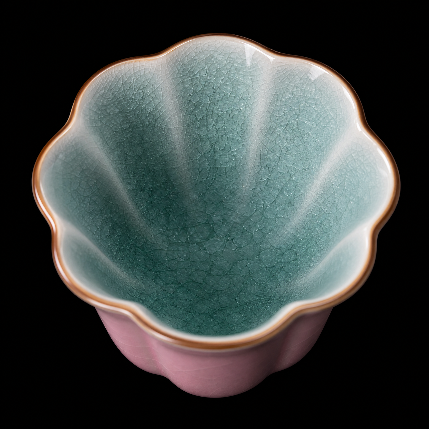 Ru-Style Crackle Glaze Master Cup