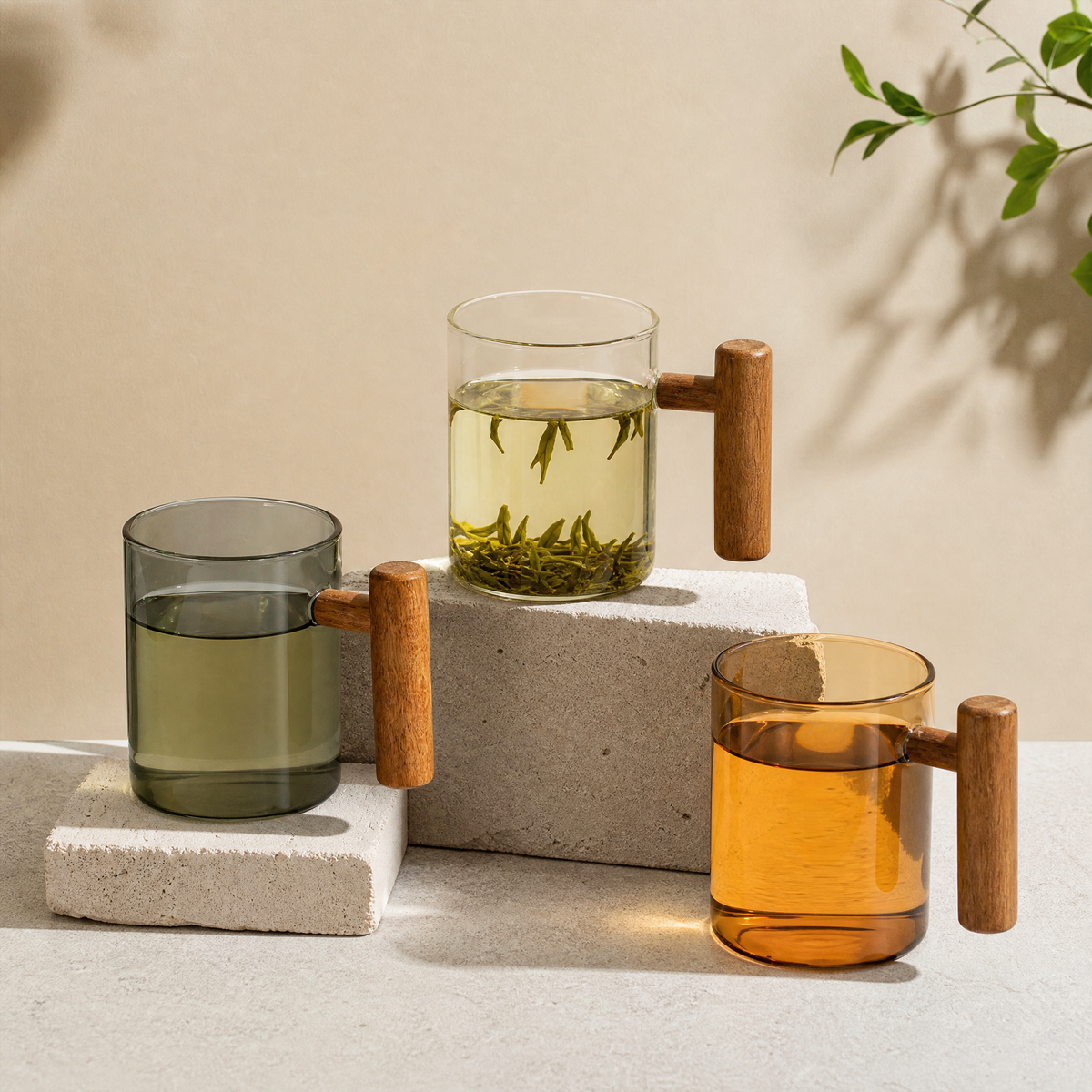 Borosilicate Glass Tea Infuser Cup