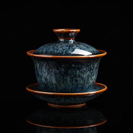 Tenmoku Glaze Gaiwan, 140ml