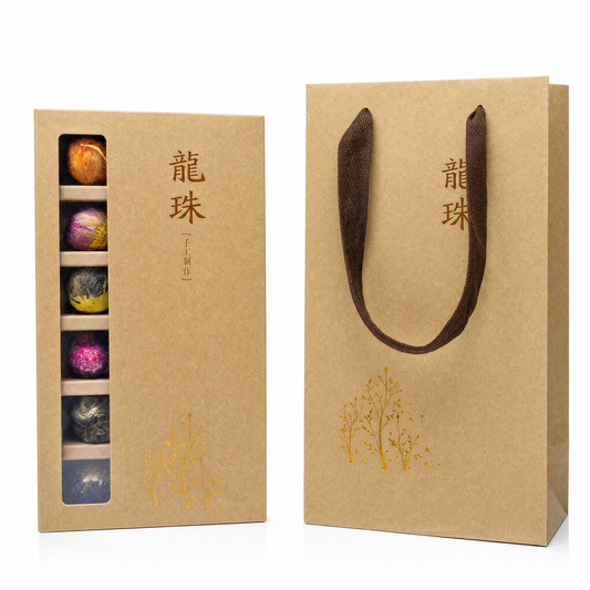 Six-Flower Tea Sampler Gift Box (18 Pieces)