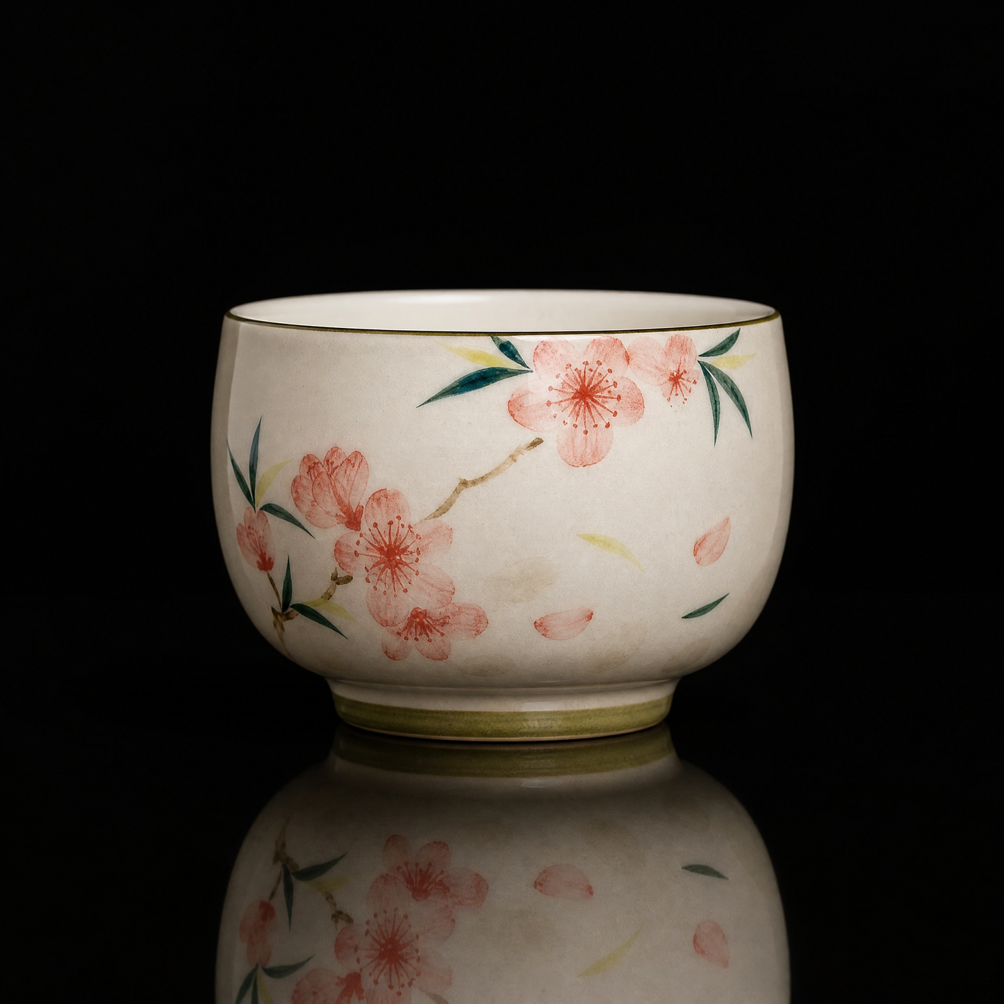 Peach Blossom Hand-Painted Master Cup