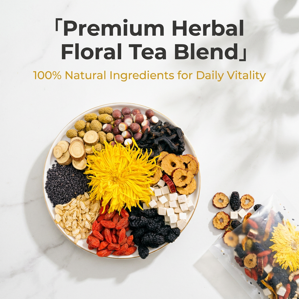 Eight Treasures Tea with Ginseng & Goji