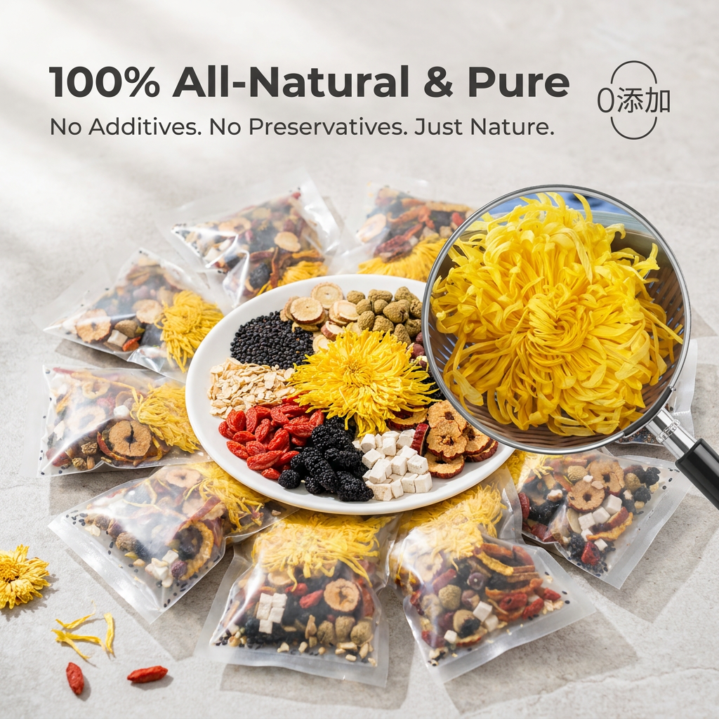 Eight Treasures Tea with Ginseng & Goji
