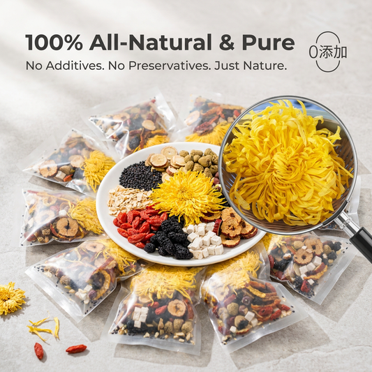 Eight Treasures Tea with Ginseng & Goji
