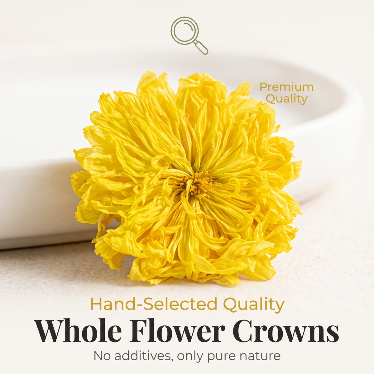 Whole Flower Tea — 18 Varieties | Chrysanthemum, Chamomile, Marigold & More