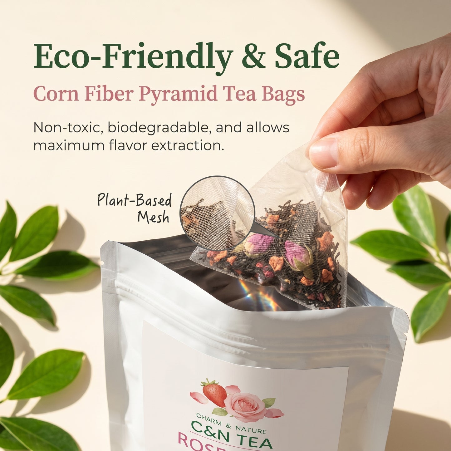 C&N TEA Roseberry — Rose, Strawberry & Vanilla Black Tea