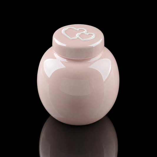 Pearlescent Porcelain Tea Caddy, 170ml