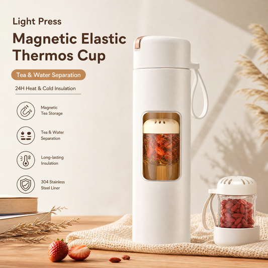 Magnetic Tea Infuser Thermos, 420ml
