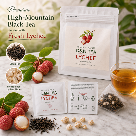 C&N TEA Lychee — Lychee Black Tea