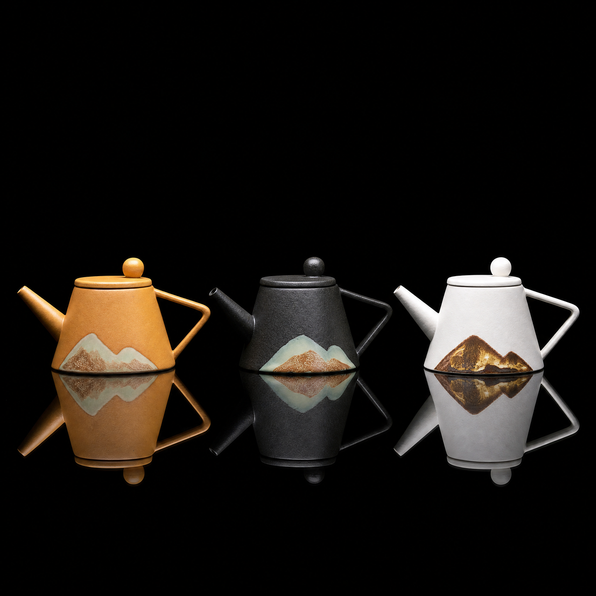 Japanese Underglaze Ceramic Teapot