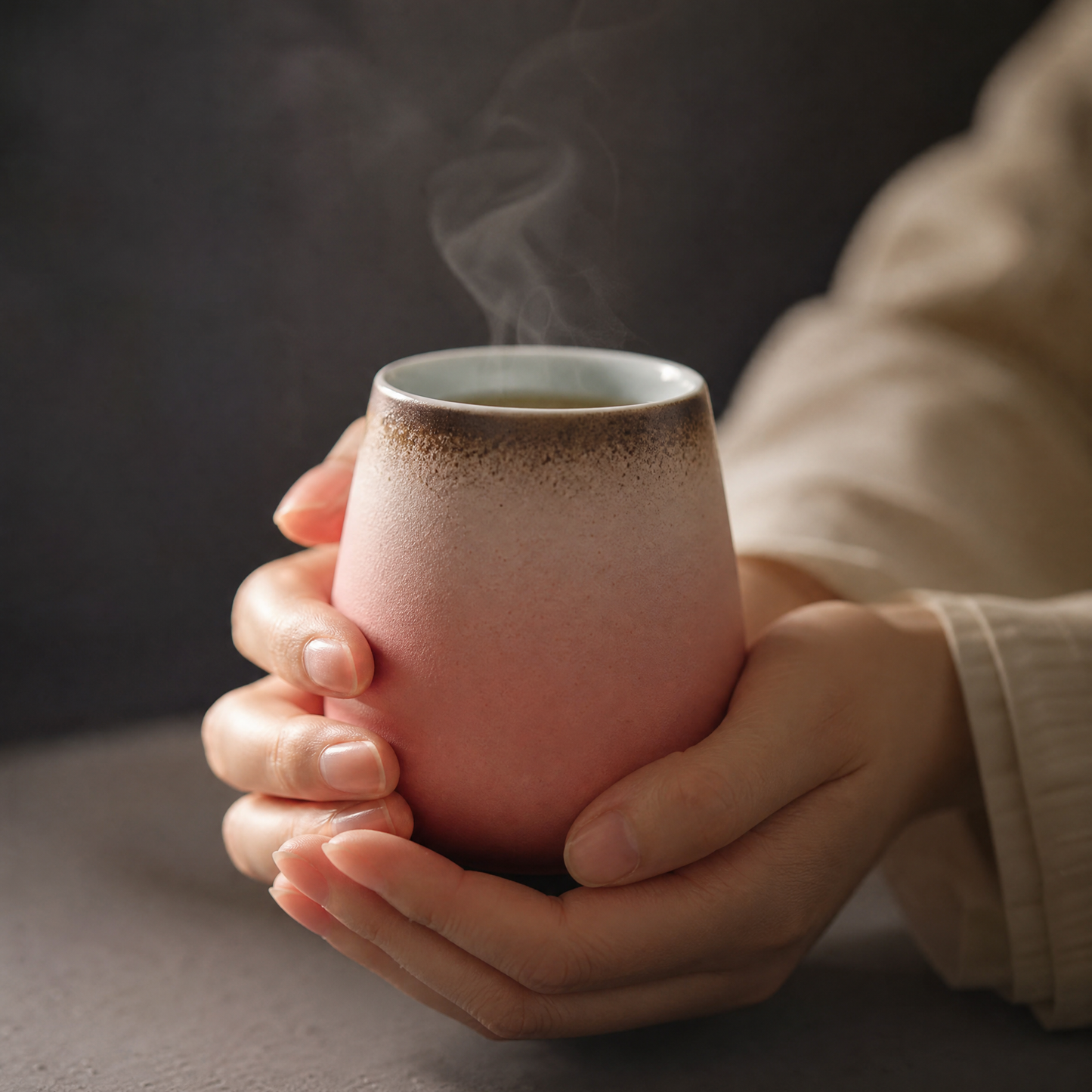 Frosted Kiln-Glazed Ceramic Mug