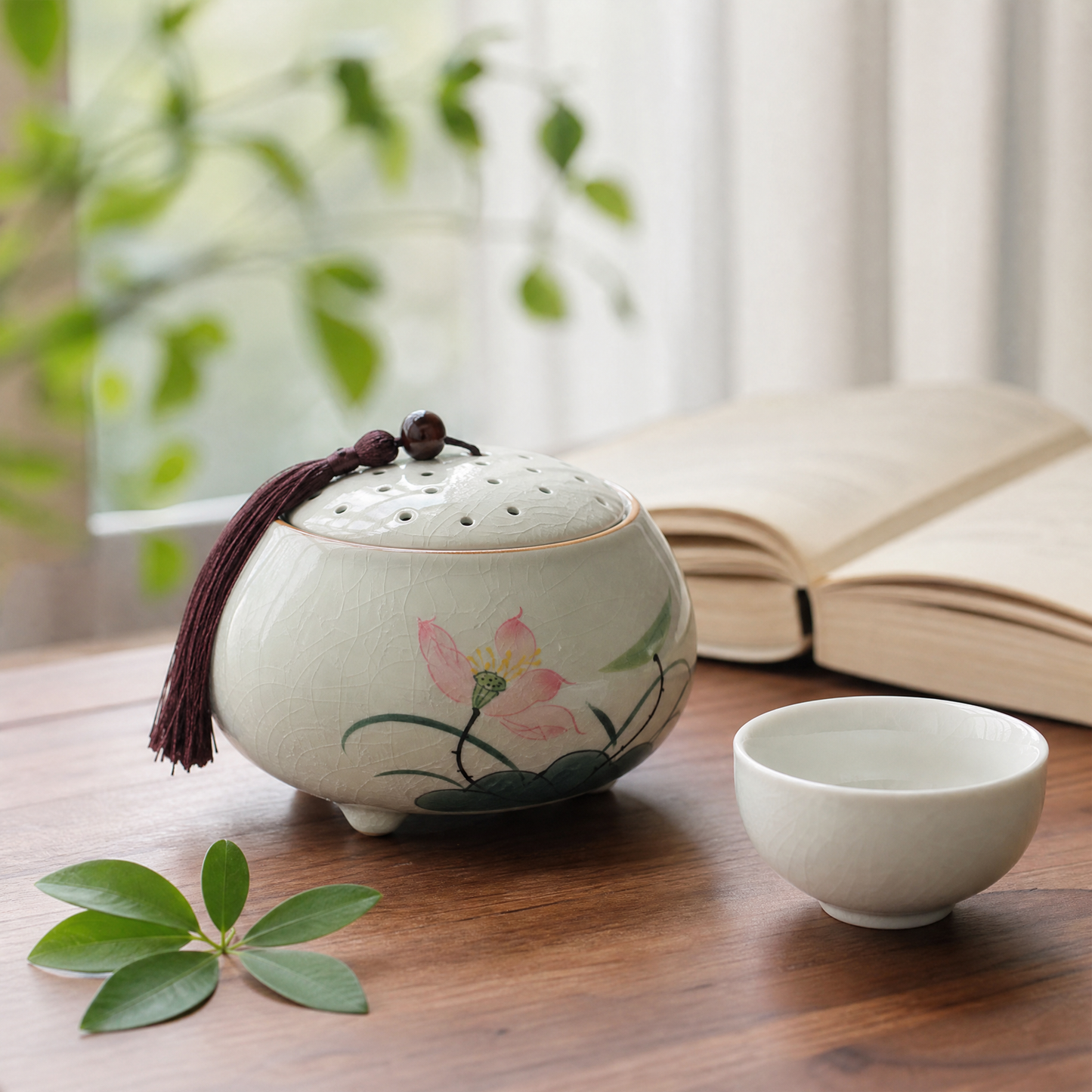 Ice-Crackle Lotus Tea Caddy, 100g